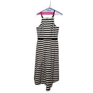 Hunter Bell Tuckernuck Womens Midi Maxi Dress 4 Parisian Stripe Quiet Luxury USA